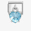 Nomination Blue Heart Pendant Link