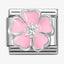 Nomination Silver Pink Flower Composable Link