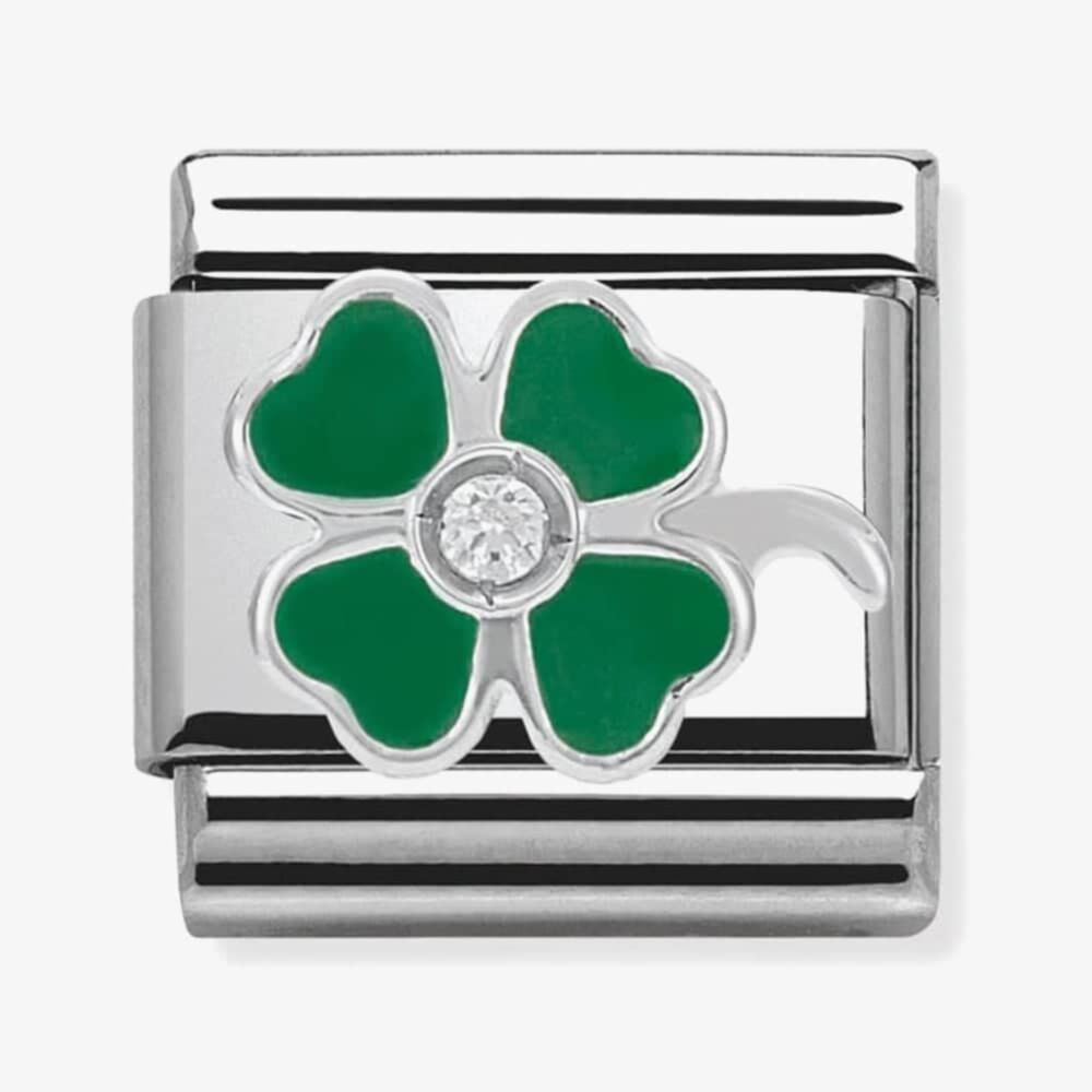 Nomination Clover with CZ Composable Link