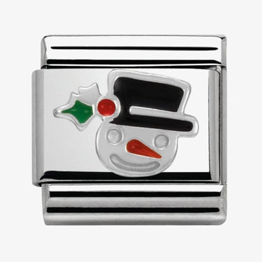 Nomination Silver Snowman Composable Link