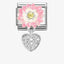 Nomination Pink CZ Flower Pendant Composable Link