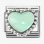 Nomination Green Beaded Heart Composable Link