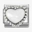 Nomination White Beaded Heart Composable Link