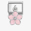 Nomination Pink Flower Pendant Link