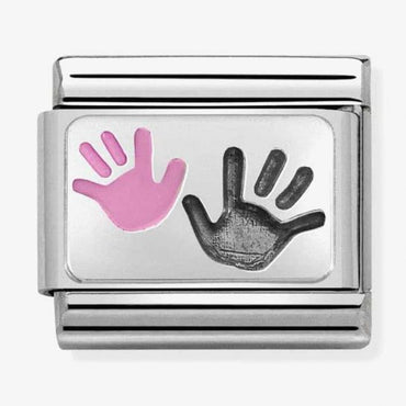 Nomination Pink Handprint Composable Link