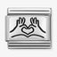 Nomination Heart With Hands Composable Link