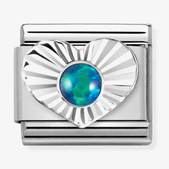 Nomination Birthstone Heart Composable Link