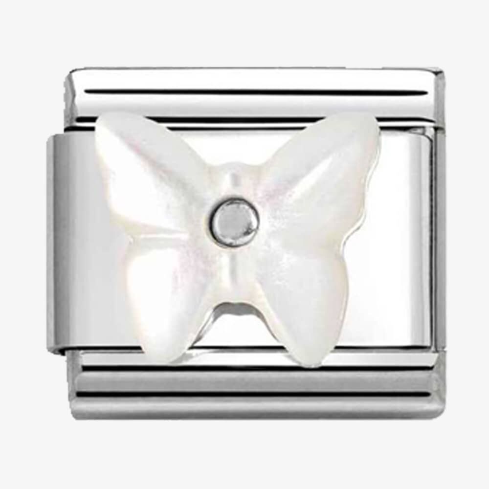 Nomination Mother Of Pearl Butterfly Link