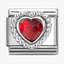 Nomination Faceted Beaded Heart Composable Link