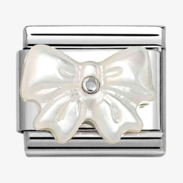 Nomination Mother of Pearl Bow Link