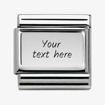 Nomination Engravable Single Composable Link