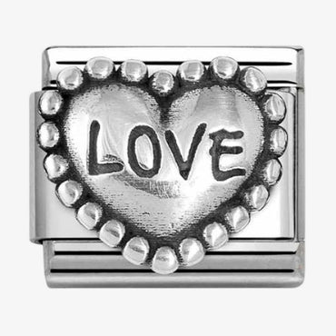 Nomination LOVE Beaded Heart Composable Link