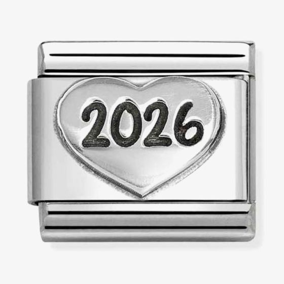 Nomination Silver 2026 Heart Composable Link