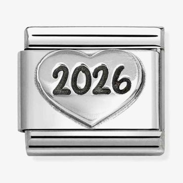 Nomination Silver 2026 Heart Composable Link