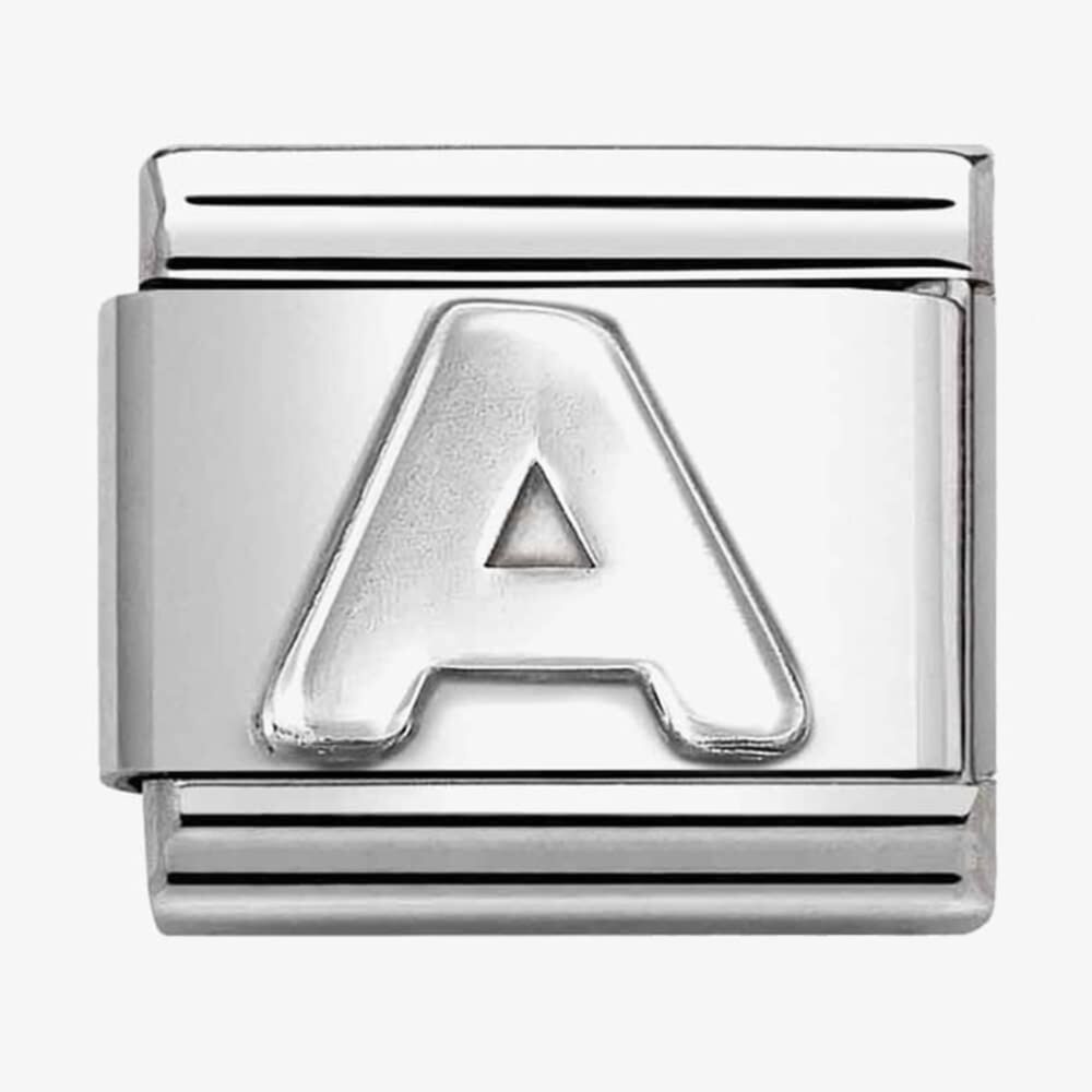 Nomination Silver Letters Composable Link