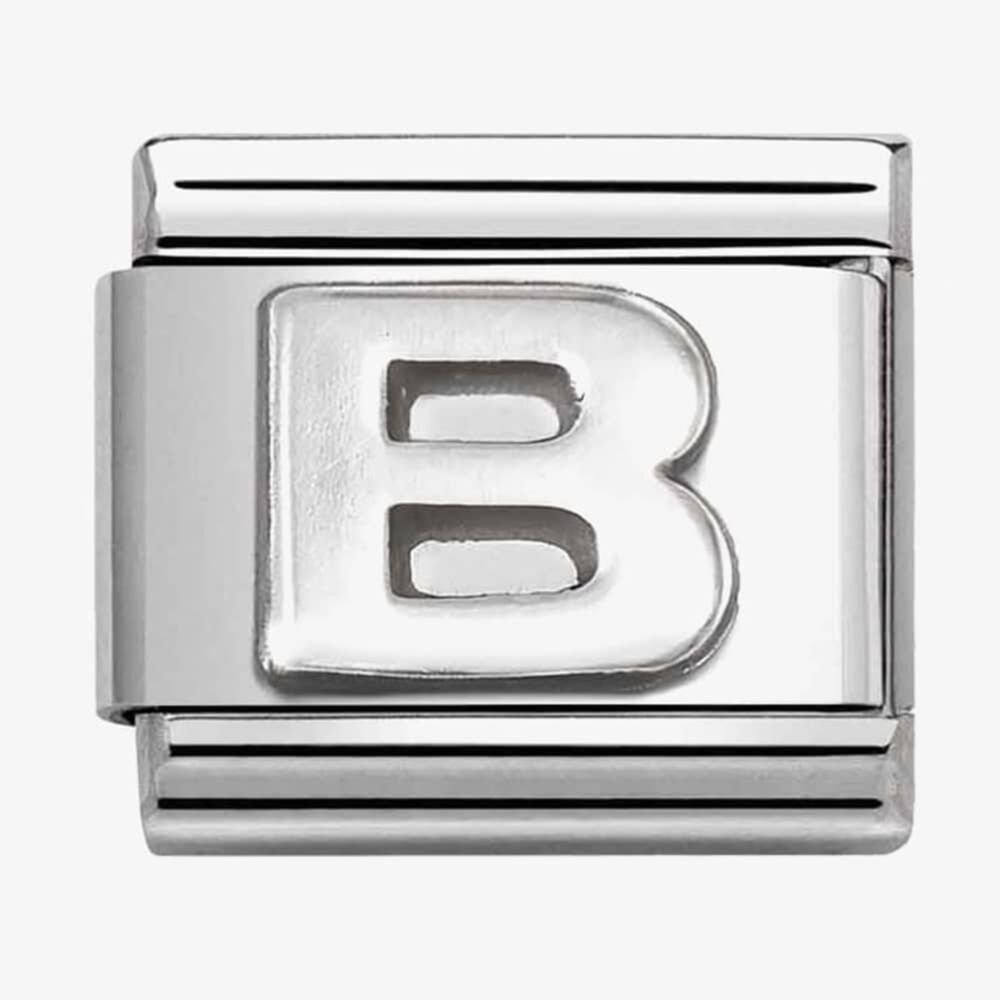Nomination Silver Letters Composable Link