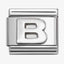 Nomination Silver Letters Composable Link