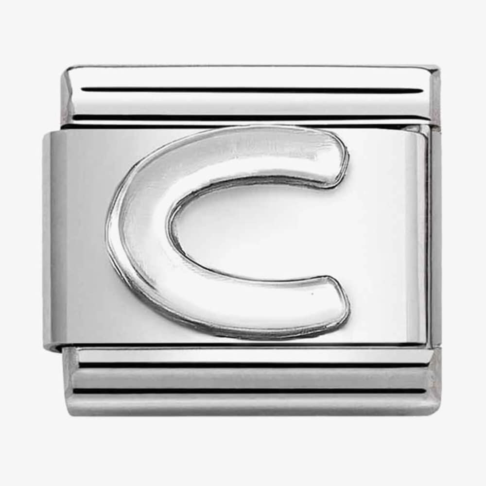 Nomination Silver Letters Composable Link