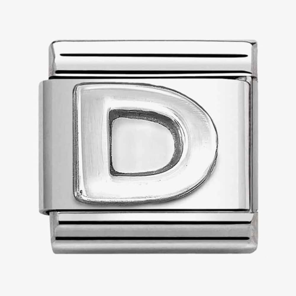 Nomination Silver Letters Composable Link