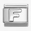 Nomination Silver Letters Composable Link