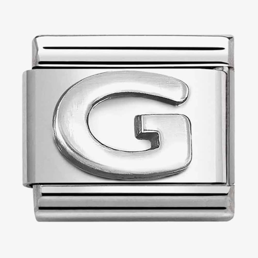 Nomination Silver Letters Composable Link