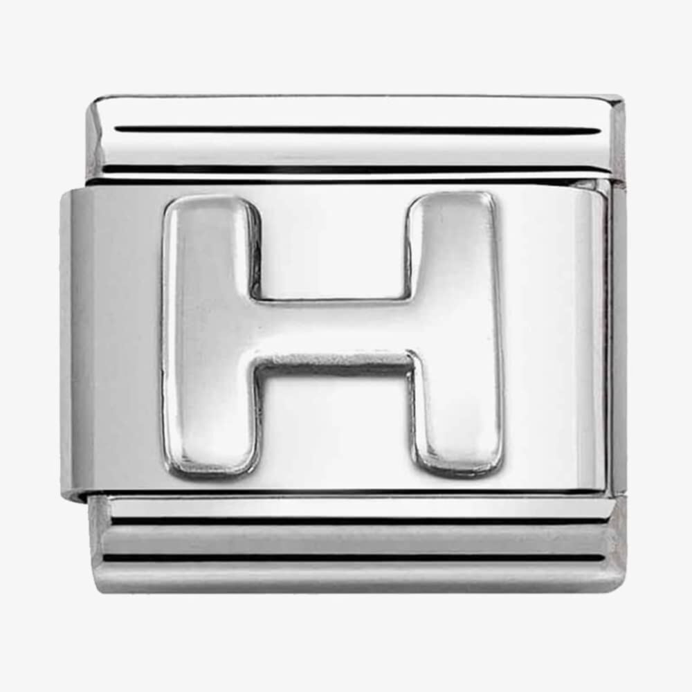 Nomination Silver Letters Composable Link