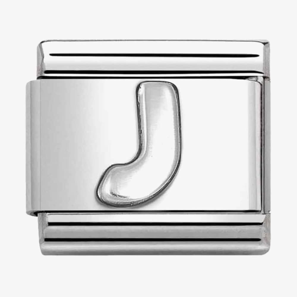Nomination Silver Letters Composable Link