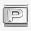 Nomination Silver Letters Composable Link