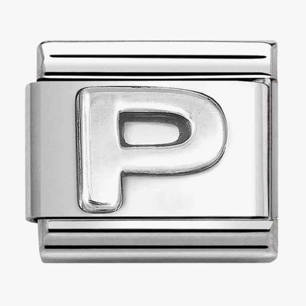 Nomination Silver Letters Composable Link