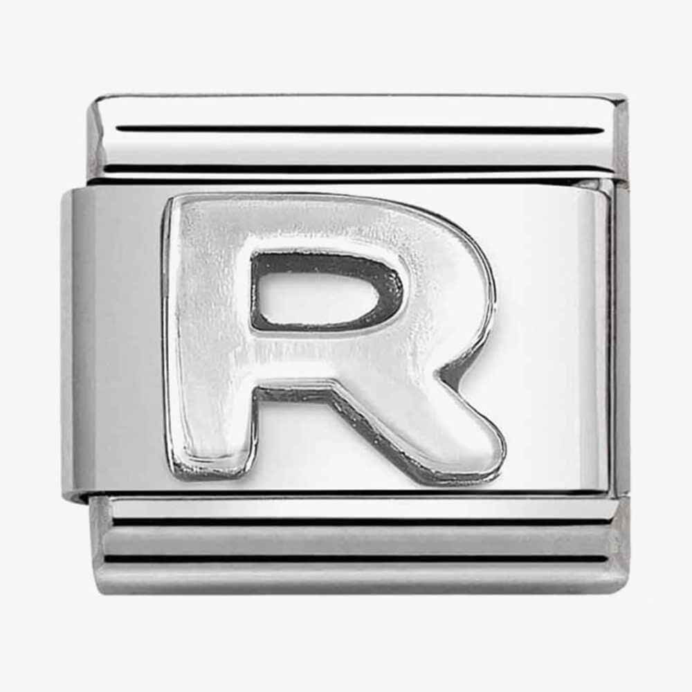 Nomination Silver Letters Composable Link