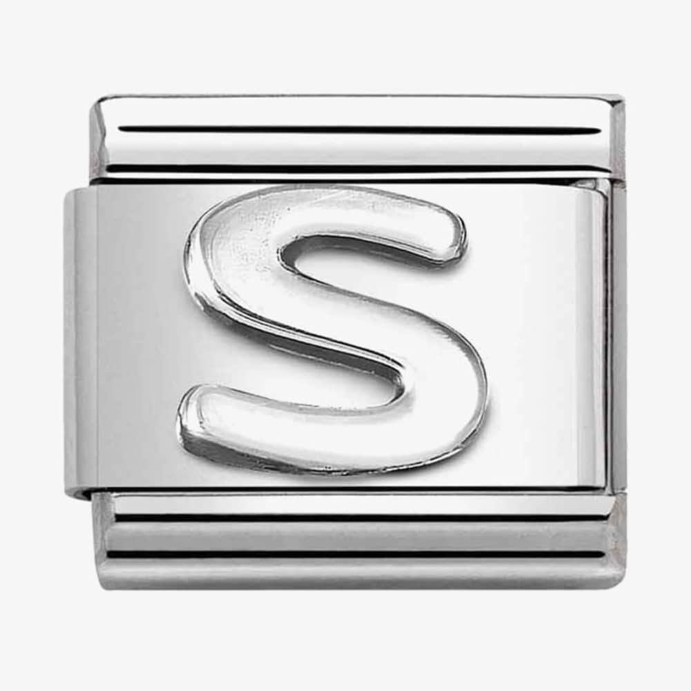 Nomination Silver Letters Composable Link