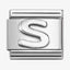 Nomination Silver Letters Composable Link