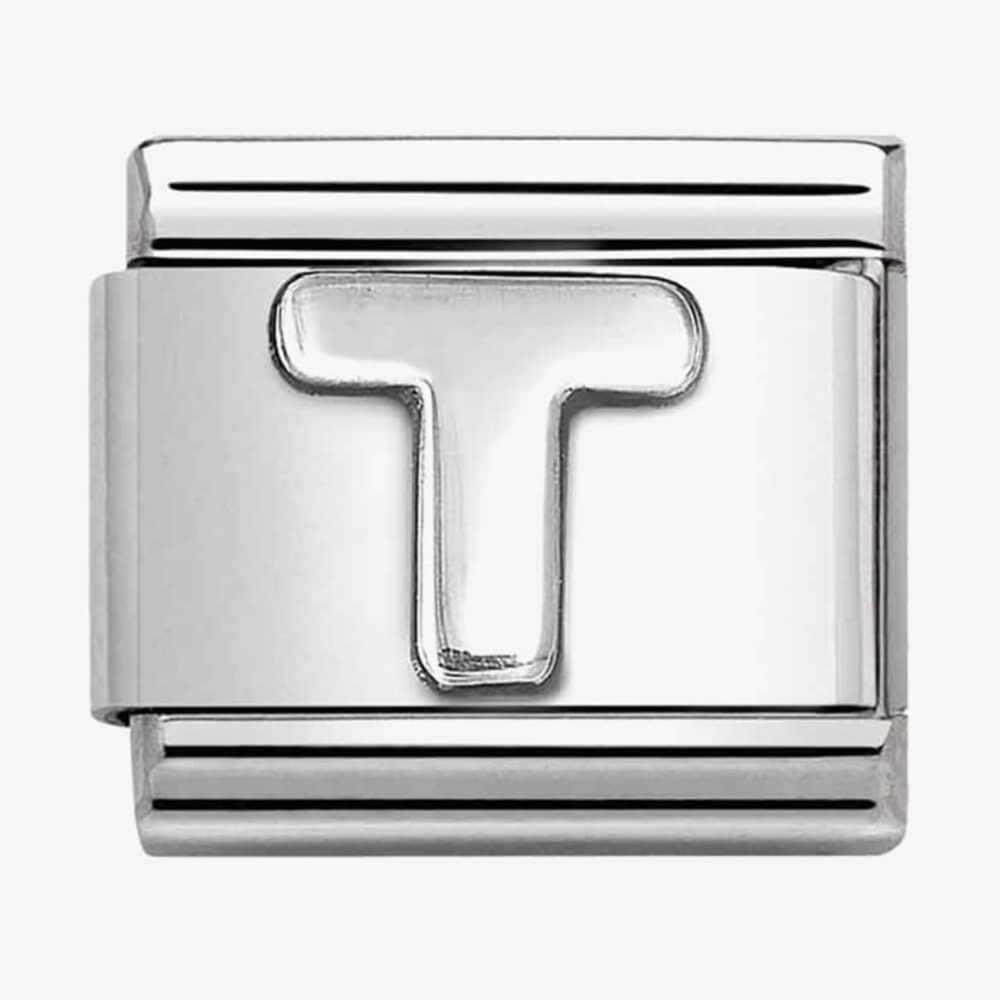 Nomination Silver Letters Composable Link