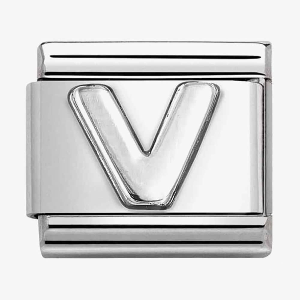 Nomination Silver Letters Composable Link