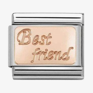 Nomination Best Friend Rose Gold Composable Link