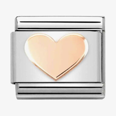 Nomination Rose Gold Heart Composable Link