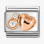 Nomination Rose Gold Heart CZ Composable Link