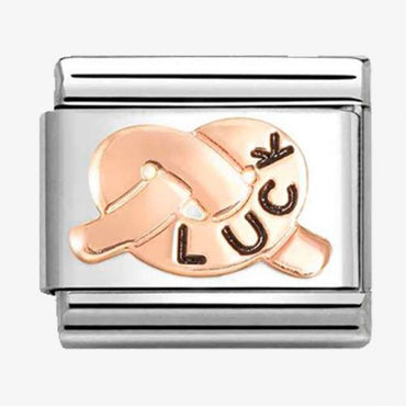 Nomination Rose Gold LUCK Knot Link