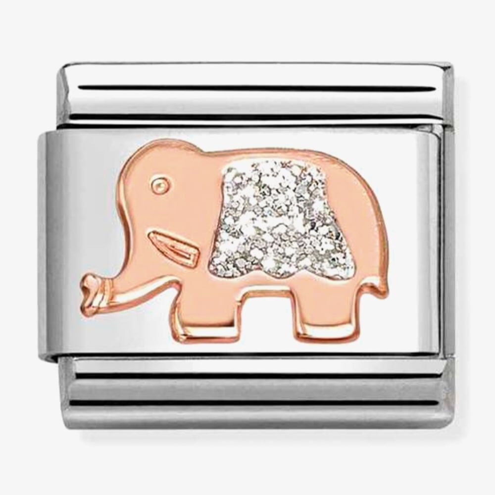 Nomination Glitter Elephant Composable Link
