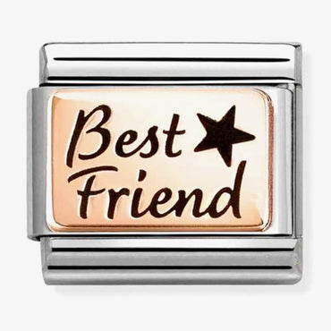 Nomination Best Friend Rose Gold Composable Link