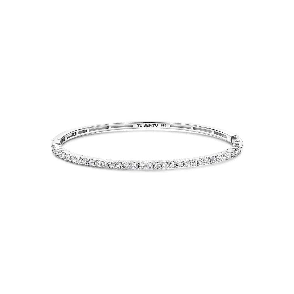 Ti-Sento Classic Cubic Zirconia Bangle