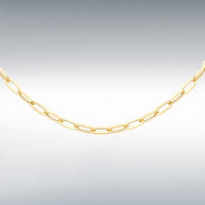 9ct Yellow Gold Paperlink Bracelet