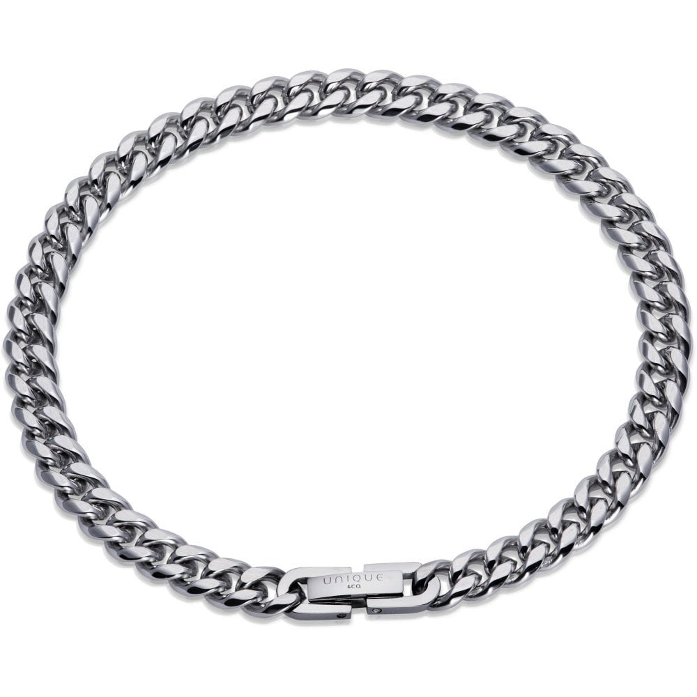 Unique & Co Stainless Steel Curb Bracelet