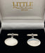 Silver Oval Cufflinks