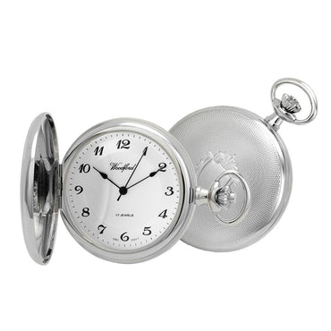 Woodford Full Hunter Shield Design Pocket Watch