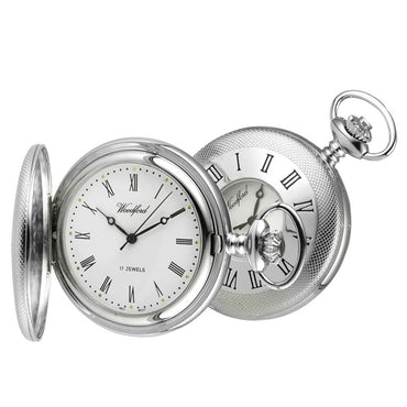 Woodford Half Hunter Mechanical Pocket Watch