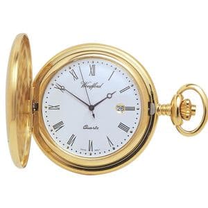 Woodford  Full Hunter Gold Plated Pocket Watch