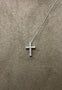 Pre-Loved White Gold Diamond Cross Pendant