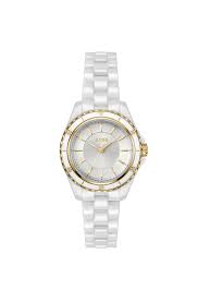 BOSS Ladies White Ceramic Watch