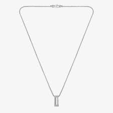 BOSS Candor Stainless Steel Bar Mens Necklace